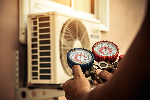 Professional Hvac technician working in Madison, WV